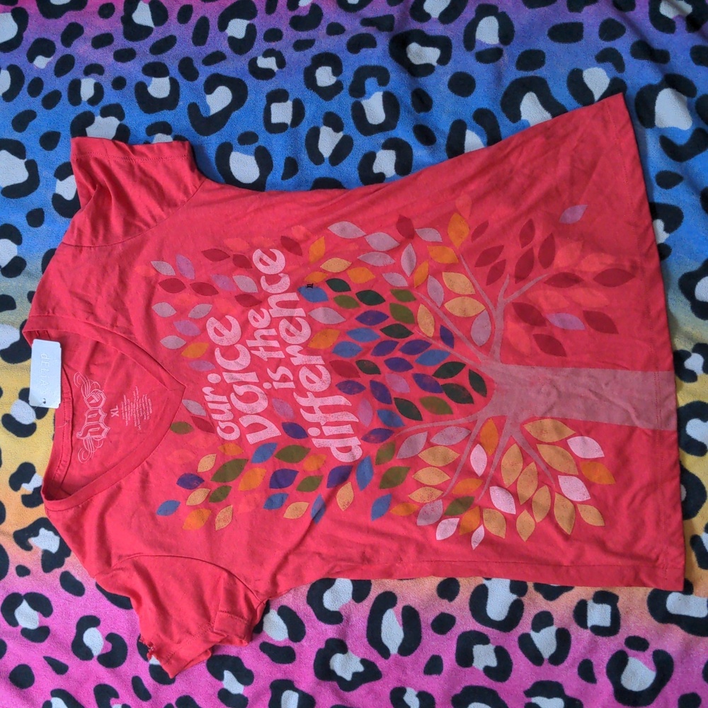 FREE WITH PURCHASE Y2K Delia's Doe BNWT Our Voice Is The Difference Shirt